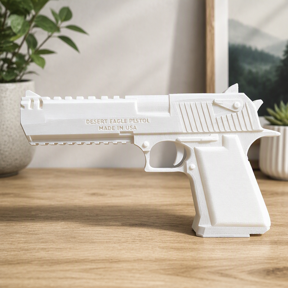 Detailed Non-Functional Handgun Style Decorative Prop For Cosplay And Desktop Display — main product view