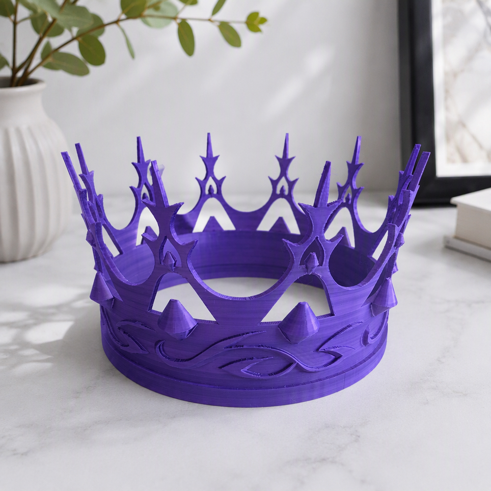Spiked Decorative Crown Headpiece for Parties, Cosplay, Festive Celebrations and Themed Events — additional product view