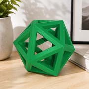 Hollow Open Geometric Polyhedron Minimalist Home Decor, Desktop and Shelf Display Ornament — main product view
