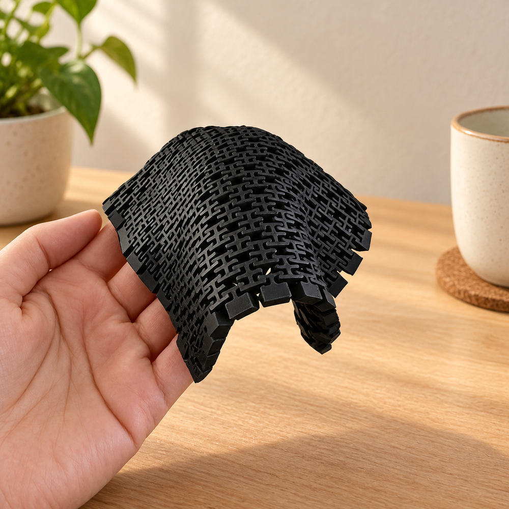 Textured Sensory Fidget Pad, Flexible Stress Relief Relaxation Pad, Multi-Functional Desktop Coaster — product scene