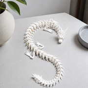 Articulated Dragon Figurine, Flexible Movable Poseable Desktop and Home Shelf Display Ornament — additional product view