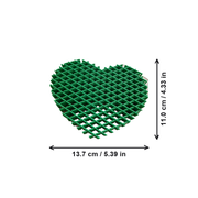 Heart-Shaped Open Lattice Flexible Squeeze Item for Tactile Stress Relief — dimensions