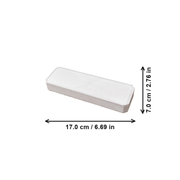Sliding Lid Star Textured Storage Box with Beveled Edges, Organizer for Small Collectibles and Tiny Accessories — dimensions