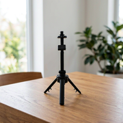Adjustable Foldable Tripod Phone Stand, Tiltable Phone Mount with Secure Grip