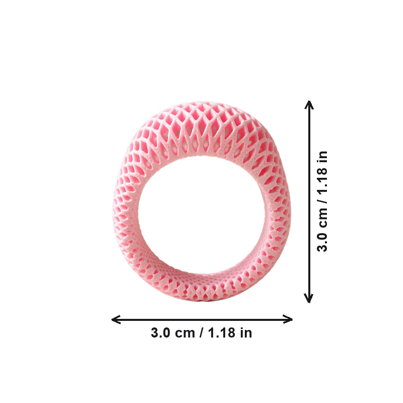 2 Pieces Hollow Grid Geometric Rings, Elegant Daily Fashion Decorative Accessories — dimensions