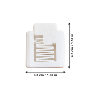 2 Pack Double-Press Stress Relief Buttons, Crisp Tactile Feedback — dimensions