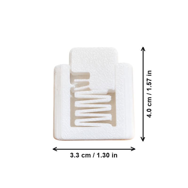 2 Pack Double-Press Stress Relief Buttons, Crisp Tactile Feedback — dimensions