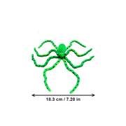 Green Flexible Octopus Ornament with Movable Tentacles for Aquarium Landscape Decor