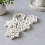 Christmas Embossed Snowflake Baking Mold Set 5 Pcs for Fondant and Pastry — additional product view