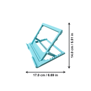 Adjustable Angle Foldable Tablet Stand, Desktop Drawing Pad Holder — dimensions