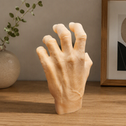 Realistic Freestanding Hand Sculpture, Tabletop Decorative Ornament for Home Display — product scene