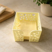 Hollow Cheese Slice Storage Holder, Fridge Kitchen Organizer Bin — product scene