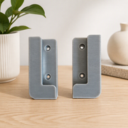 2 Piece Universal Tablet Wall Mount Holder, Space Saving Wall Bracket for Flat Household Items — main product view