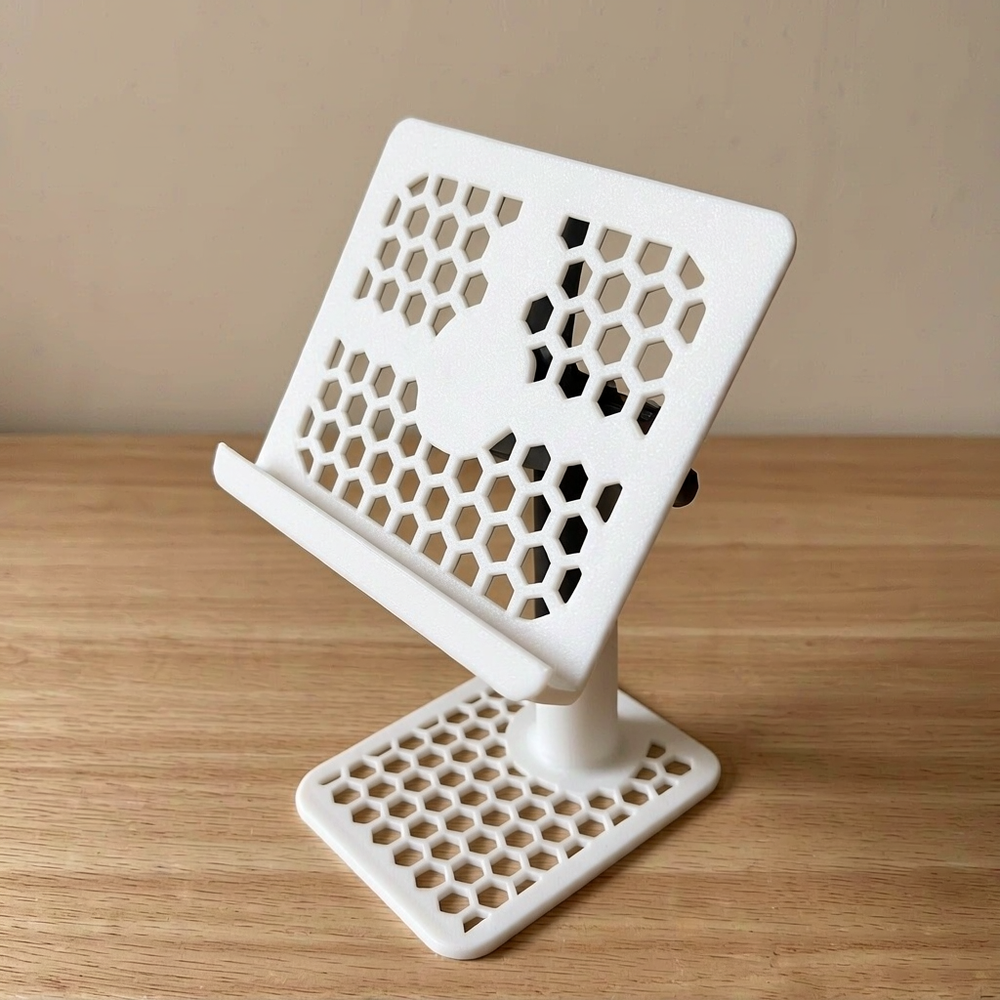 Ventilated Honeycomb Adjustable Desktop Tablet Stand Ergonomic Tablet Holder — product scene