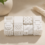 Multi-Texture Articulated Sensory Fidget Flip Block, Handheld Restlessness Relief Gadget — product scene