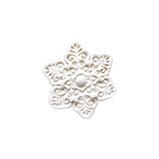 Christmas Embossed Snowflake Baking Mold Set 5 Pcs for Fondant and Pastry — white background