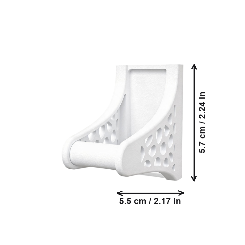 Wall Mount Spray Bottle Hanger Space Saving Cleaning Supply Organizer — white background