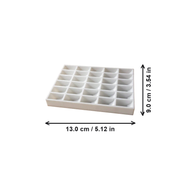 Desktop Sewing Bobbin Storage Organizer, Sewing Supplies Rack for Neat Workspace Storage — dimensions