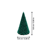 Textured Cone Festive Tabletop Holiday Tree Decoration — dimensions