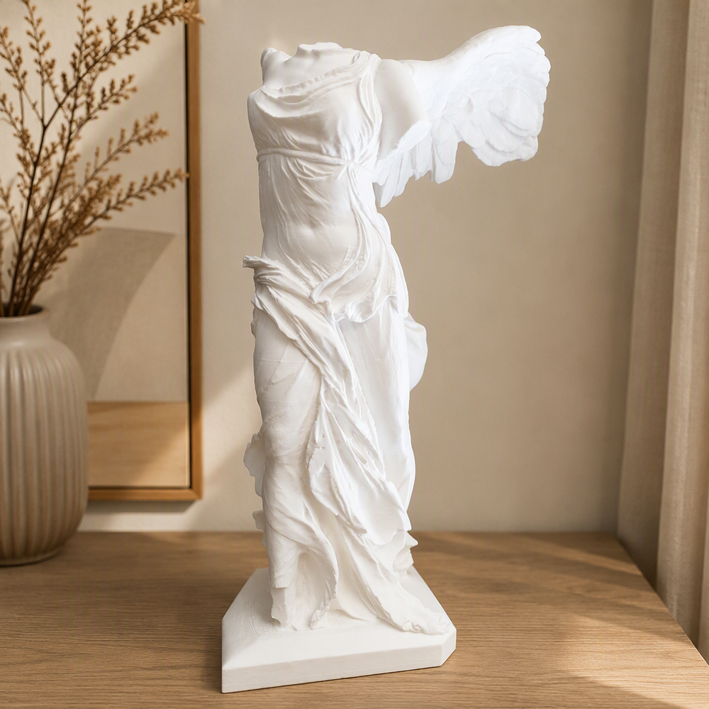 Classical Winged Figure Sculpture Home Art Decor Display Ornament — product scene