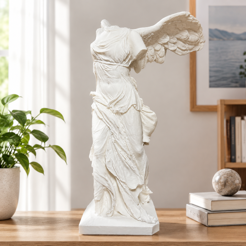 Classical Winged Figure Sculpture Home Art Decor Display Ornament — main product view