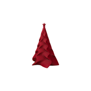 Wavy Textured Festive Tree Desktop Home Decoration with Tiny Star Topper — white background