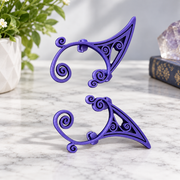1 Pair No Piercing Swirl Cutout Elf Ear Cuffs for Cosplay and Dress Up — additional product view