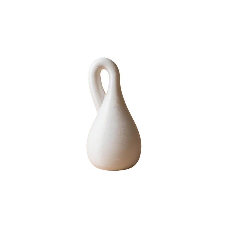 Klein Bottle Mathematical Topology Desktop Display Sculpture Geometry Model Decor Piece — white background