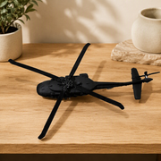 Detailed Static Helicopter Display Model for Desktop and Shelf Hobby Collection Decoration — product scene