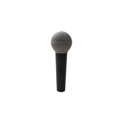 Realistic Textured Microphone Prop, Stage and Photography Display Decoration — white background