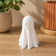 2Pcs Spooky Ghost Figurines, Tabletop & Shelf Ornaments for Halloween Home and Party Decor — product scene