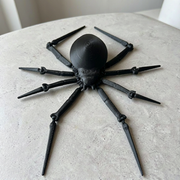 Articulating Poseable Black Widow Spider Novelty Figure — main product view