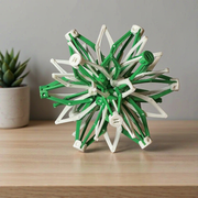 Expandable Geometric Sphere Assembly Kit, Press-Fit No Glue Required, Collapsible Desktop Display Decor — main product view