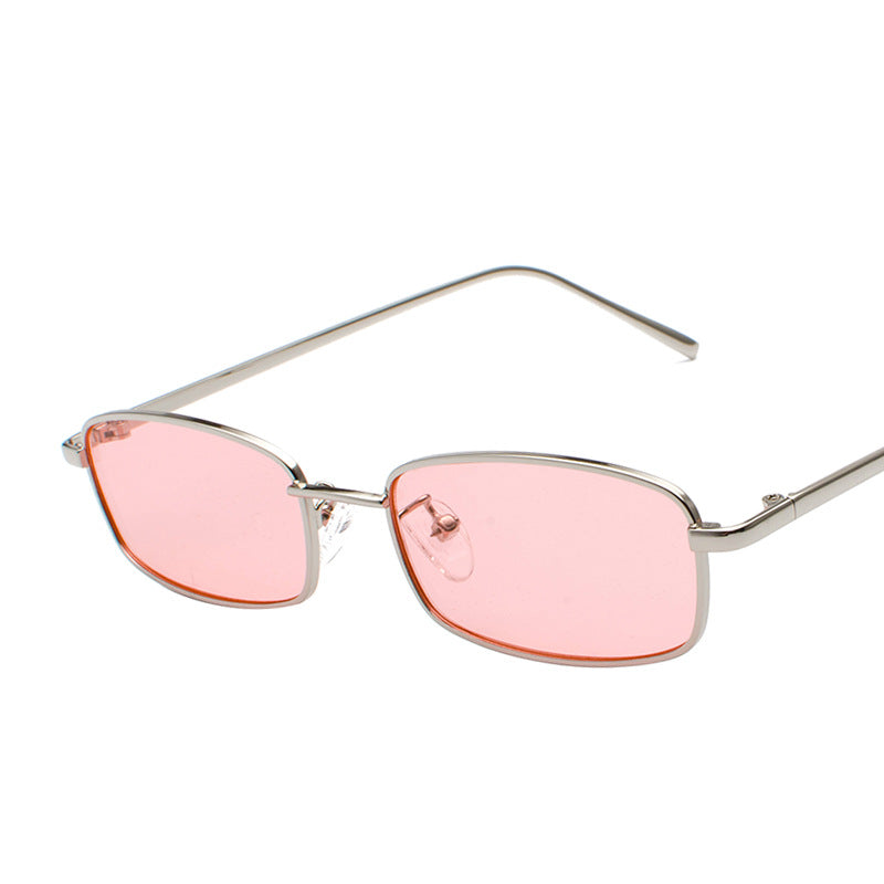 SQUARE METALLIC VINTAGE SUNGLASSES