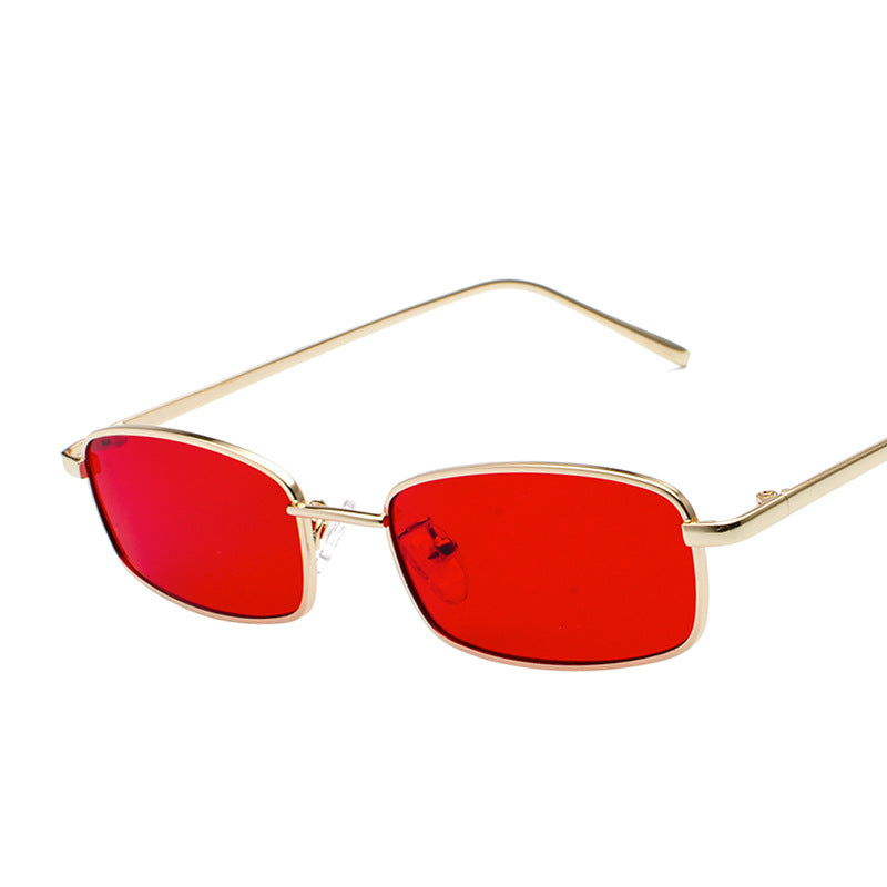 SQUARE METALLIC VINTAGE SUNGLASSES