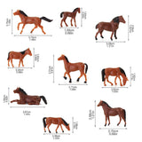 30pcs HO Scale 1:87 Well Painted Horses Farm Animals