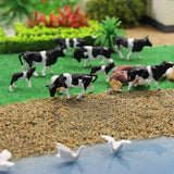 36pcs HO Scale 1:87 Well Painted Cows Horses Farm Animals (Random)