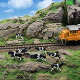 36pcs HO Scale 1:87 Well Painted Cows Horses Farm Animals (Random)