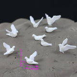 48pcs OO HO Scale 1:75 Plastic Model Pigeon Dove Bird