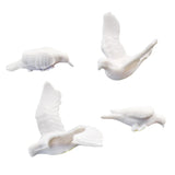 48pcs OO HO Scale 1:75 Plastic Model Pigeon Dove Bird
