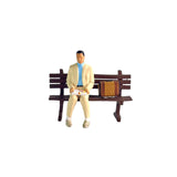 1:64 Iconic Movie Figure - "Forrest" & Park Bench Diorama Set