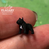 1:64 Bulldog Miniature Figures - Collector's Series Hand-Painted Resin Dogs