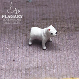 1:64 Bulldog Miniature Figures - Collector's Series Hand-Painted Resin Dogs