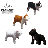 1:64 Bulldog Miniature Figures - Collector's Series Hand-Painted Resin Dogs
