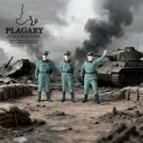 WWII German Military Figures (1:74) - Collector's Series Hand-Painted Resin