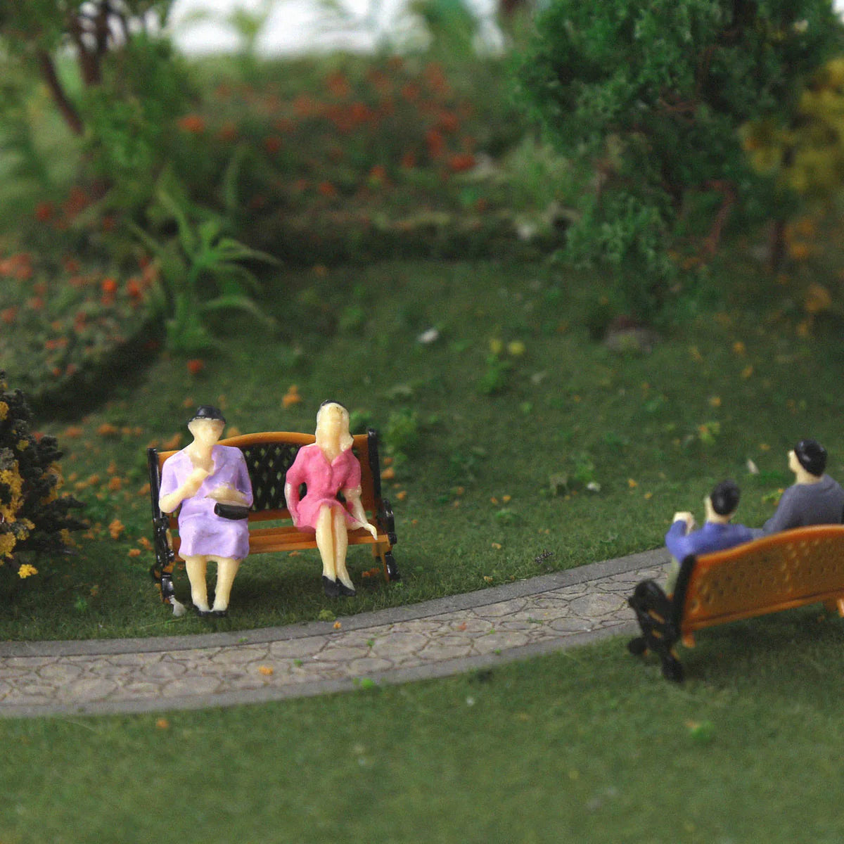 P4302 50pcs O Scale 1:43 All Seated Painted Figures