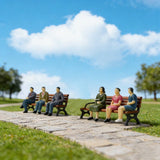 P4302 50pcs O Scale 1:43 All Seated Painted Figures