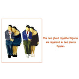 P4302 50pcs O Scale 1:43 All Seated Painted Figures