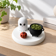 Round Minimalist Display Stand, Smooth Base for Small Collectibles and Desktop Decor Items — additional product view