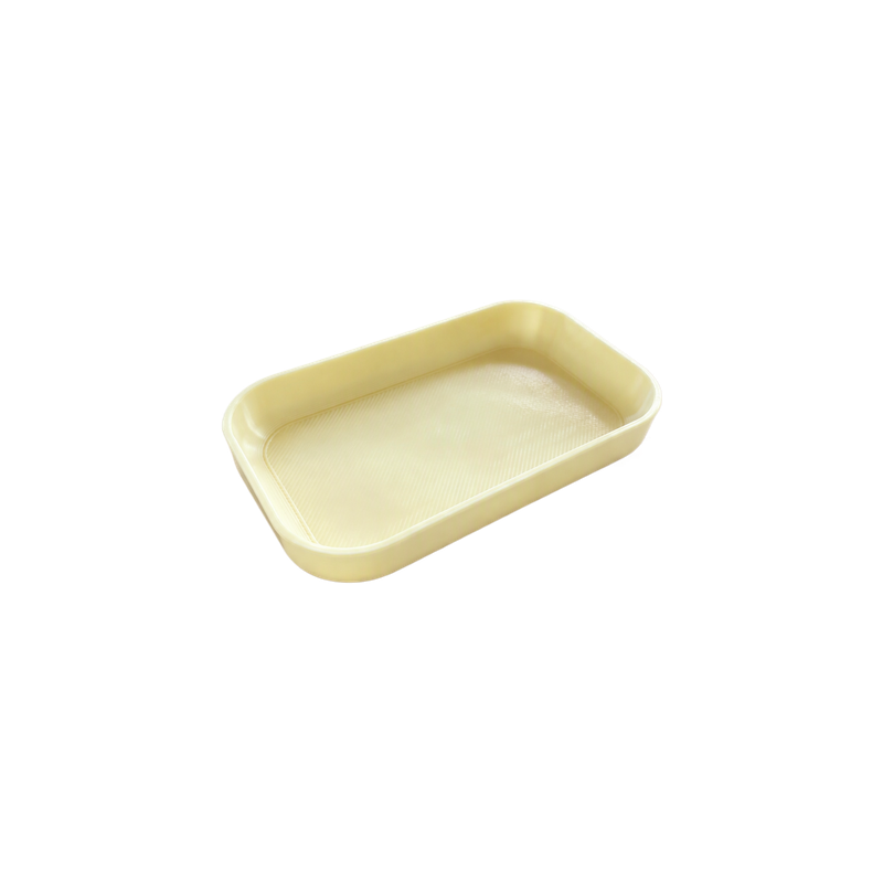 Modern Rectangular Catchall Tray Desktop and Entryway Small Item Storage Organizer — white background